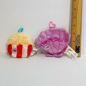 baby born surprise zapf creation mini pouch clip popcorn and mermaid seashell